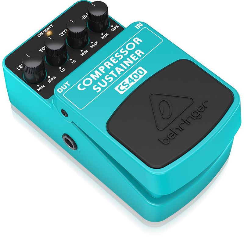 Behringer Compressor/Sustainer CS400 Ultimate Dynamics Effects Pedal,Green Green