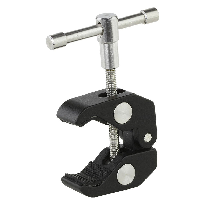 Haoge Large Super Clamp with 1/4" 3/8" Screw Thread for LCD Monitor DSLR Camera DV Tripod Clip-02