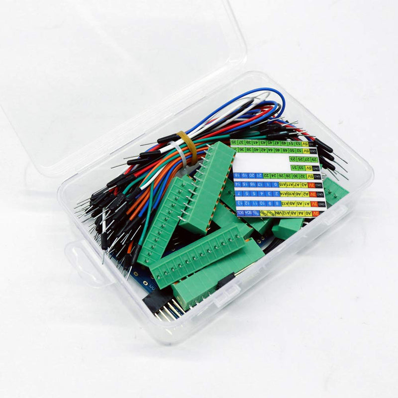 Treedix Screw Terminal Block Breakout Board Moduleor Compatible with Arduino MEGA-2560 R3