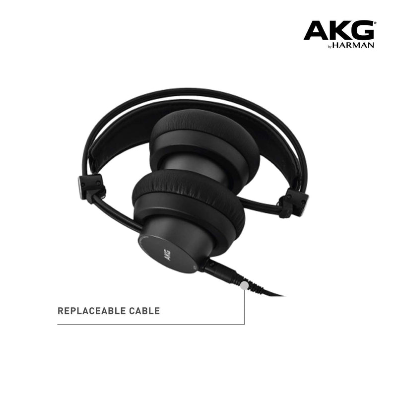 AKG Pro Audio K175 On-Ear, Closed-Back, Lightweight, Foldable Studio Headphones