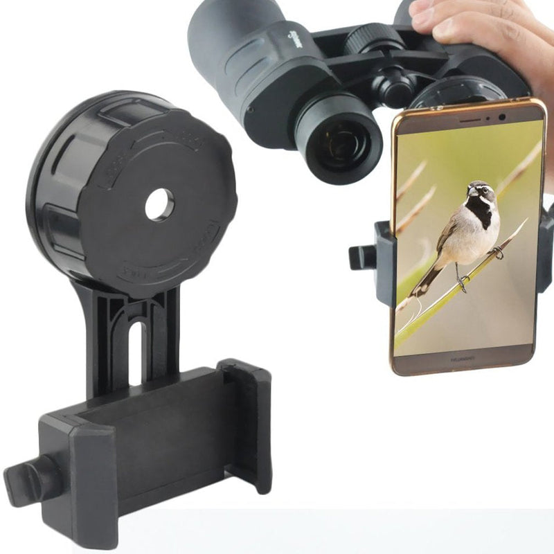 Gosky Telescope Phone Photo Adapter Universal Quick Aligned Cell Phone Digiscoping Adaptor Mount - Compatible with Binoculars Monocular Spotting Scope, Fit Almost All Brands of Smartphones