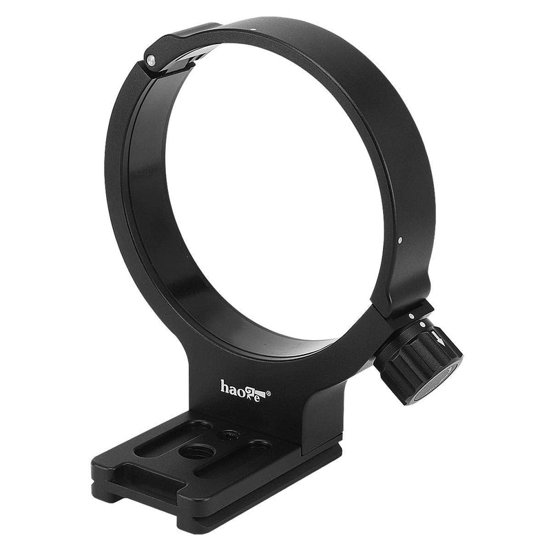 [AUSTRALIA] - Haoge LMR-FX122 Lens Collar Replacement Foot Tripod Mount Ring for Fujifilm Fuji Fujinon GF 250mm F4 R LM OIS WR and GF 100-200mm F5.6 R LM OIS WR Lens Built-in Arca Type Quick Release Plate 