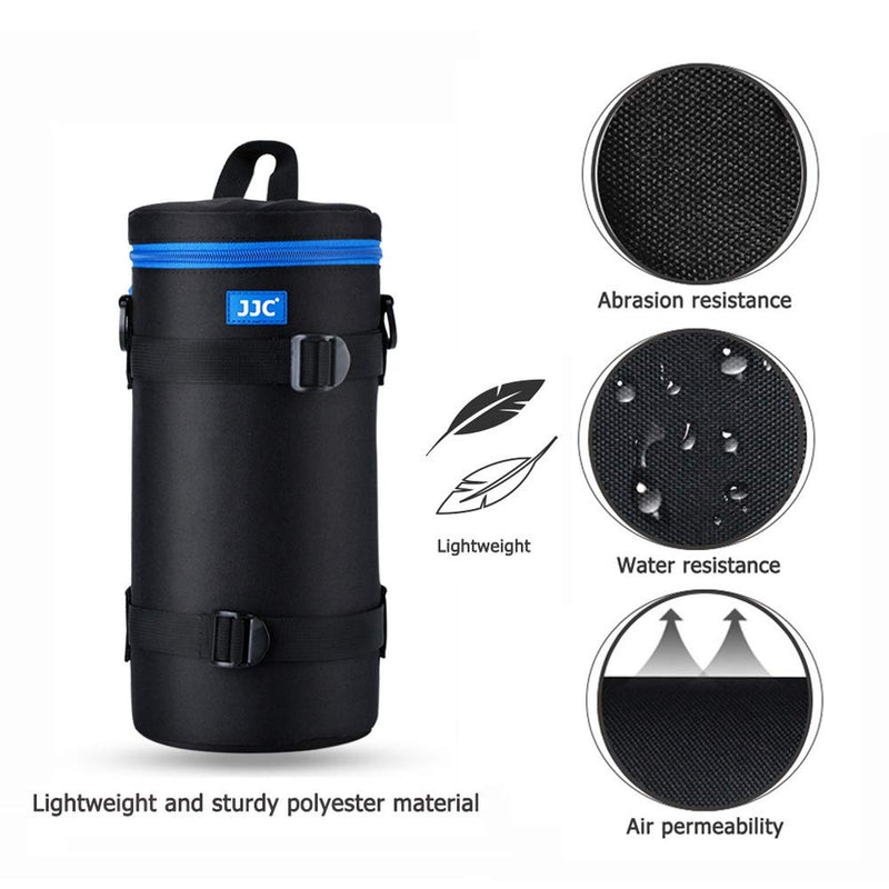 JJC Camera Lens Pouch Case for Canon RF 800mm Tamron SP 150-600mm Sigma 150-600mm 150-500mm Nikon Nikkor AF-S 200-500mm & More, Zipper Polyester Lens Protective Bag Interior Size 5.67x12.44” XXXXL