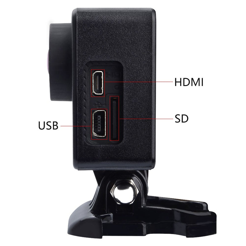 Haoyou Frame Mount  with Protective Lens Cover Apply to GoPro Hero4  Hero3+ Hero3