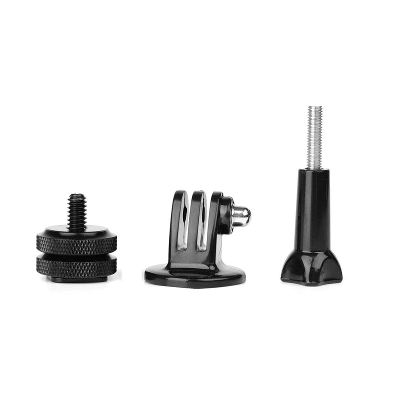 Anwenk Camera Hot Shoe Mount Adapter Compatible with GoPro Adapter Gopro Hero 7 6 5 4 Attaching on Gopro DSLR Camera or Ring Light Photography Gopro Hot Shoe Mount