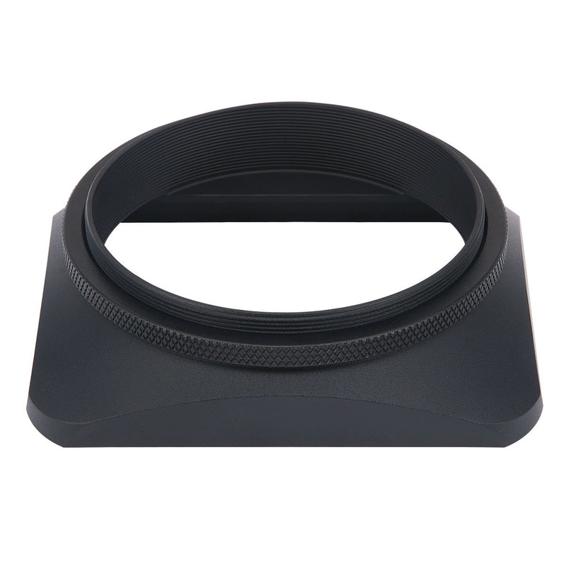 Haoge 62mm Square Metal Screw-in Mount Lens Hood Shade with Cap for 62mm Canon Nikon Sony Leica Leitz Carl Zeiss Voigtlander Nikkor Panasonic Fujifilm Olympus Lens and Other 62mm Filter Thread Lens