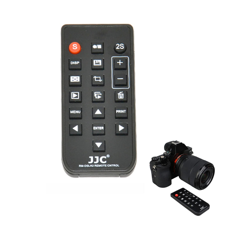 Replaces RMT-DSLR2 Infrared Wireless Camera Shutter Video Remote Control Commander for Sony A7III A7III A7RIII A7RII A7SIII A7SIII A7R A7S A7 A9 II A99II A77II A6600 A6500 A6400 A6300 A6000 Anti-Shake