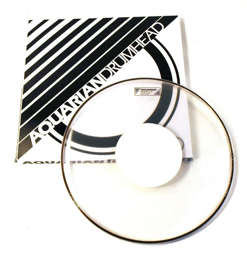 Aquarian Drumheads RSP2-PD13 Response 2 with Dot 13-inch Tom Tom Drum Head, with Dot