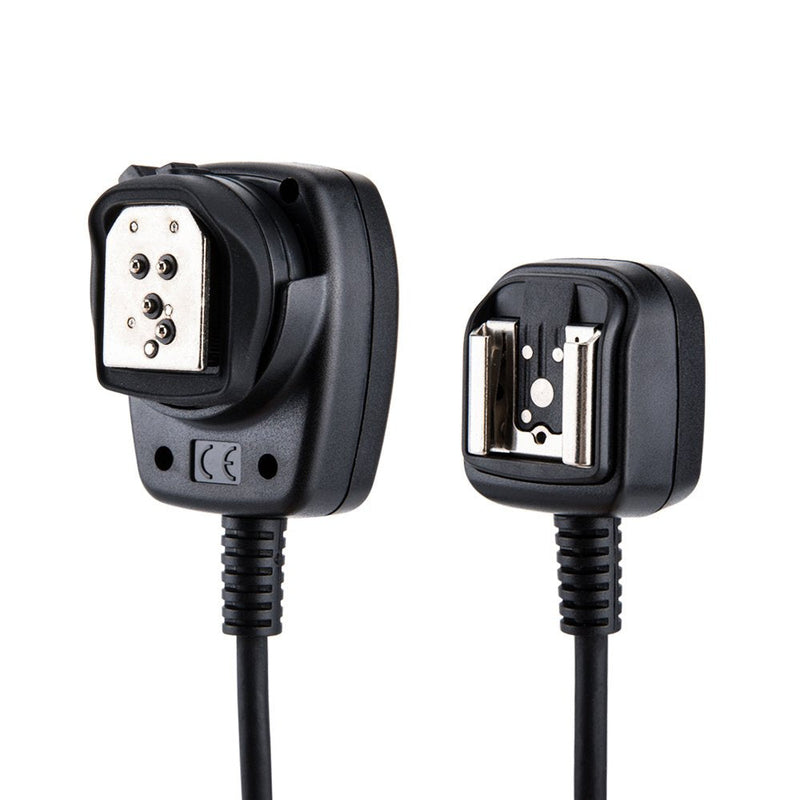 [AUSTRALIA] - Flash TTL Cord JJC Off-Camera Flash Hot Shoe Cord for Nikon Z5 Z6 Z6II Z7 Z7II D6 D5 D780 D850 D810 D750 D500 D7500 D7200 D5600 D5500 D5300 D3500 D3400 Replaces Nikon SC-28 Cord -1.3m 