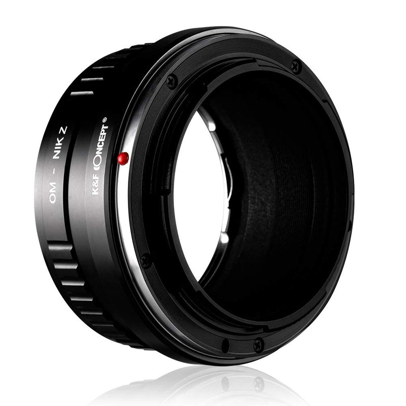 K&F Concept Lens Mount Adapter for Olympus OM Mount Lens to Nikon Z6 Z7 Camera OM-NIK Z