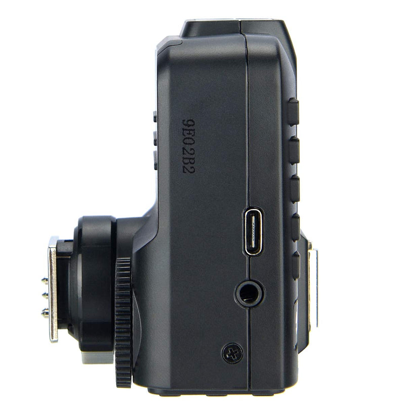 Godox X2T-F TTL Wireless Flash Trigger for Fujifilm Fuji, Bluetooth Connection, 1/8000s HSS, 5 Separate Group Buttons, Relocated Control-Wheel, New Hotshoe Locking, New AF Assist Light