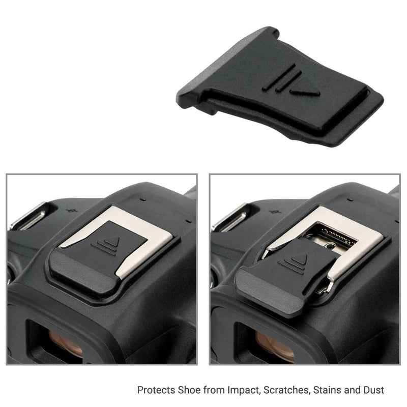 JJC 2Pack Hot Shoe Cover Cap Protector for Canon EOS R50 R10 R8 R7 R6 Mark II R5C R3 Camera, Replaces Canon ER-SC2 Hot Shoe Cover