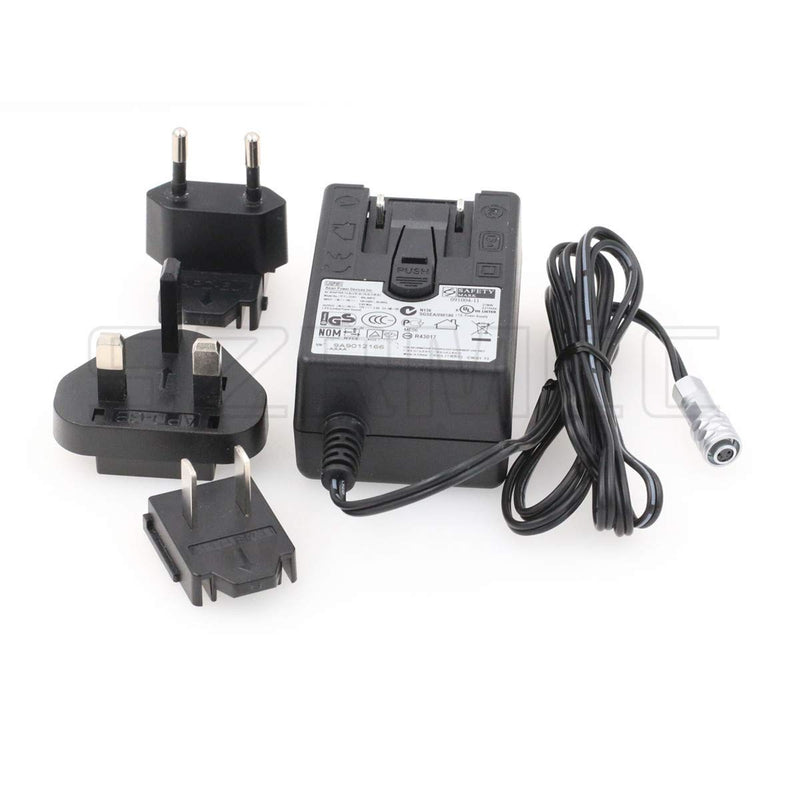 SZRMCC SF610 2 Pin AC DC 12V 3A Power Adapter with US UK EU Plugs for BMPCC Blackmagic Pocket Cinema Camera 4K 6k