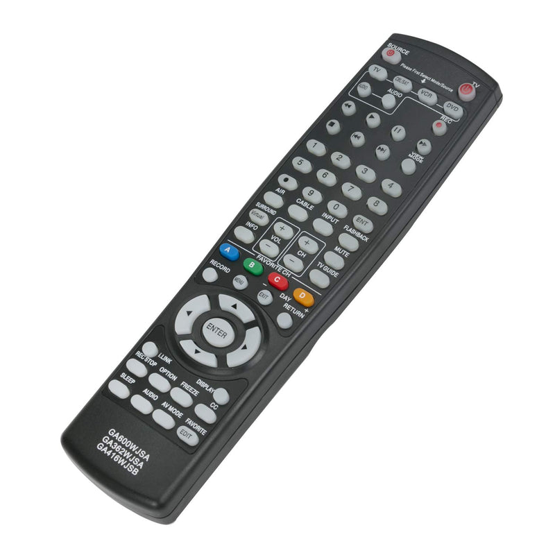 New GA600WJSA GA362WJSA GA416WJSB Replace Remote for Sharp TV 37HT3U 42D64U 46D64U 52D64U 65D6 LC26DA5U LC32DA5U LC32GA4X LC-32GP2 LC-32GP2U LC32HT2 LC32HT2U LC-32HT2U LC32HT3 LC32HT3U LC-32HT3U