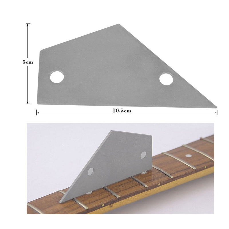 Stainless Steel Fret Rocker, Practical Guitar Luthier Tool Leveling Ruler for Guitars Electric Bass