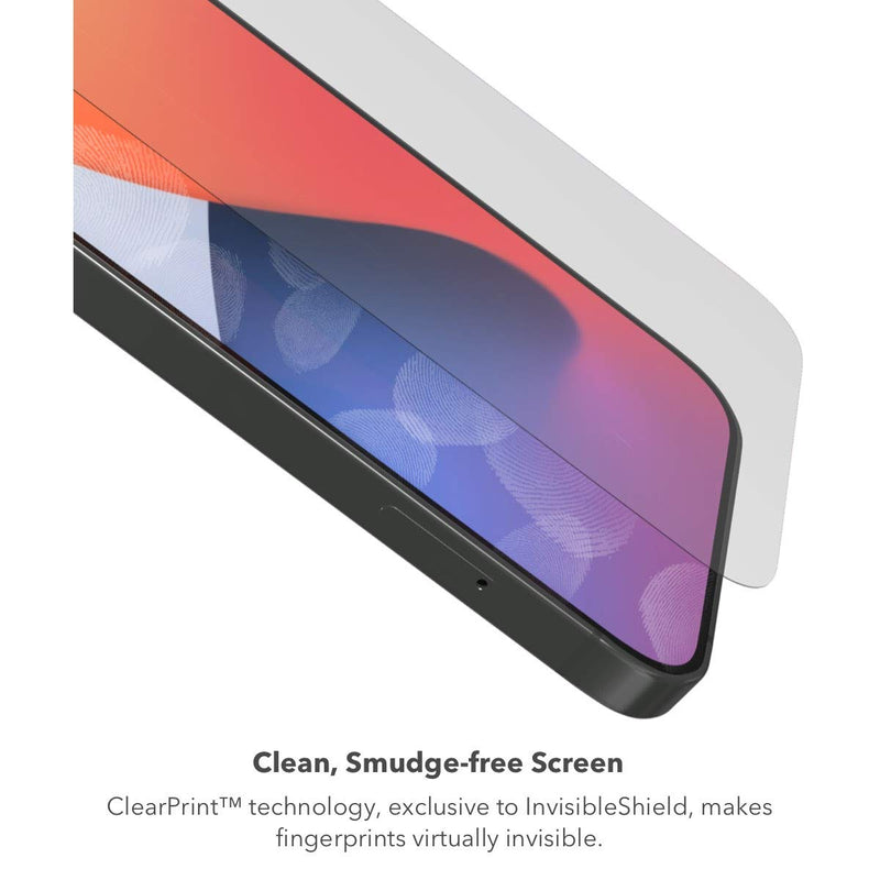 ZAGG InvisibleShield Glass Elite Plus Screen Protector - Made for iPhone 12 Pro, iPhone 12, iPhone 11, iPhone XR - Case Friendly Screen - Impact & Scratch Protection, clear (200106651) iPhone 12 / 12 Pro