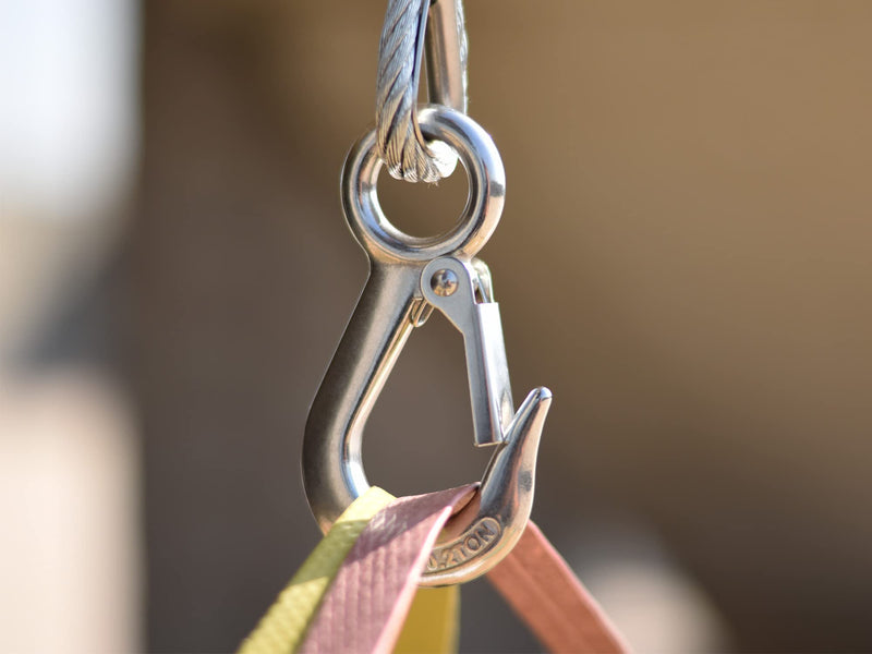 Alele Grab Hooks,Slip Hooks,304 Stainless Steel Lifting Hook Rigging Accessory,440 lbs.Work Load (Grab Hooks 0.2t) Grab Hooks 0.2t