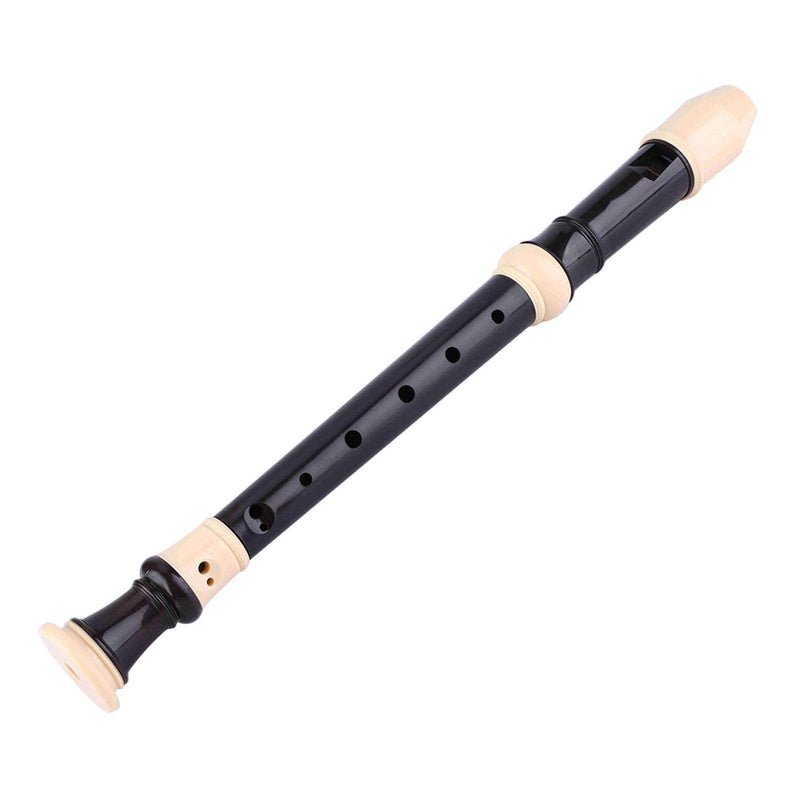 8 Hole Key Of C ABS Soprano Recorder British/German Style Musical Instrument With Cleaning Tool For Perfect Beginner Starter (German Style) German Style