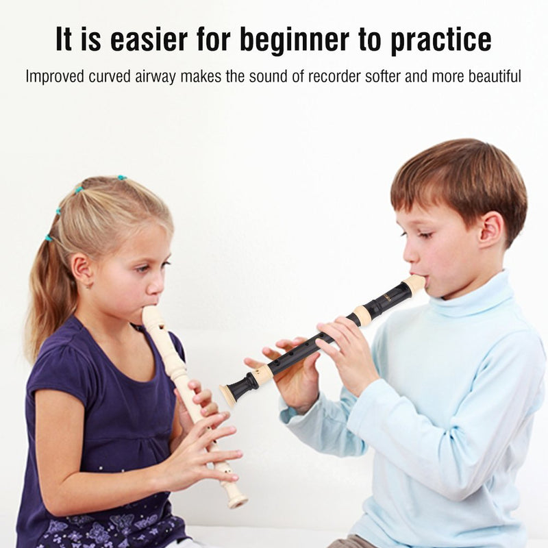 [AUSTRALIA] - Soprano Recorder, 8 Hole C key Descant Recorder British German Style Wind Instrument for Beginner(German Style) 