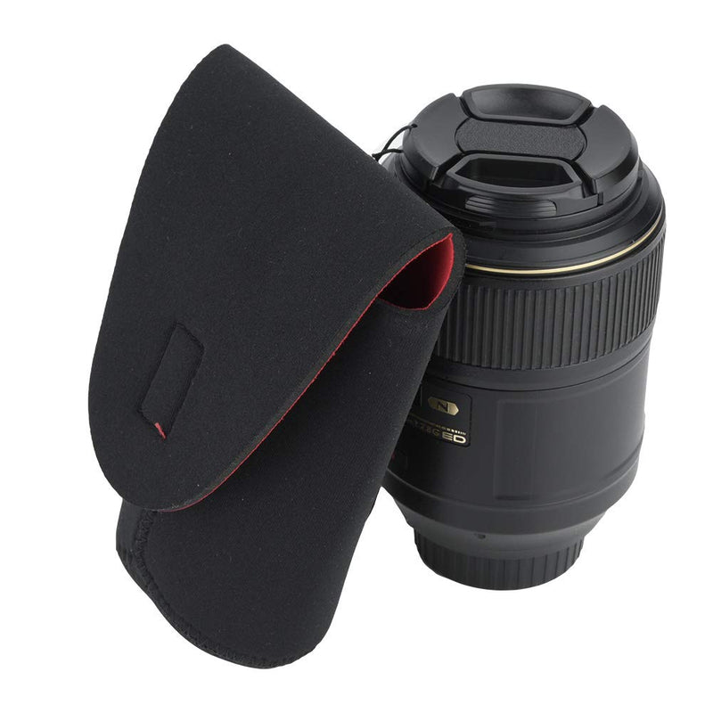 Fydun Lens Pouch Bag Lens Case Cover Sleeve 5pcs Camera Lens Storage Bag Protective Case Shockproof Pouch Set Accessory for SLR Camera Lens