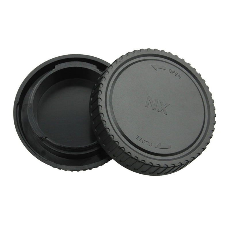 JJC L-R8 Body Cap and Rear Lens Cap for Samsung NX10 and Other NX Mount Digital Cameras