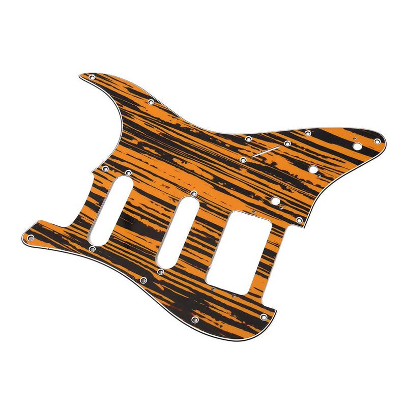 [AUSTRALIA] - Alnicov 11 Hole Strat SSH Pickguard Guitar Scratch Plate for Standard Strat Modern Style Guitar Replacement,Wood Color 