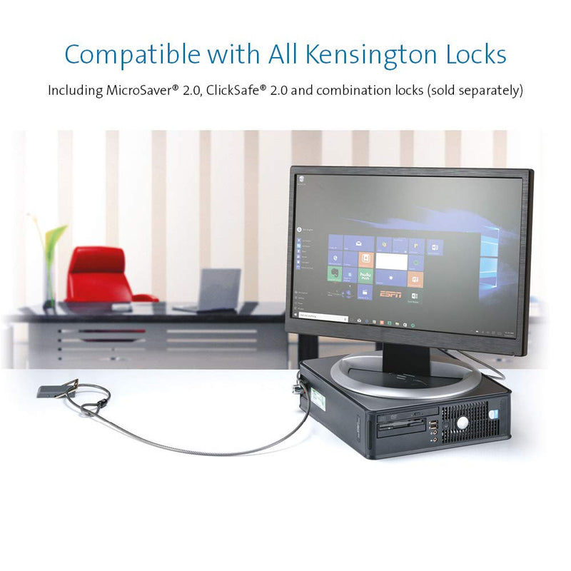 Kensington Desk Mount Anchor Accessory for Cable Locks (K64613WW) Grey