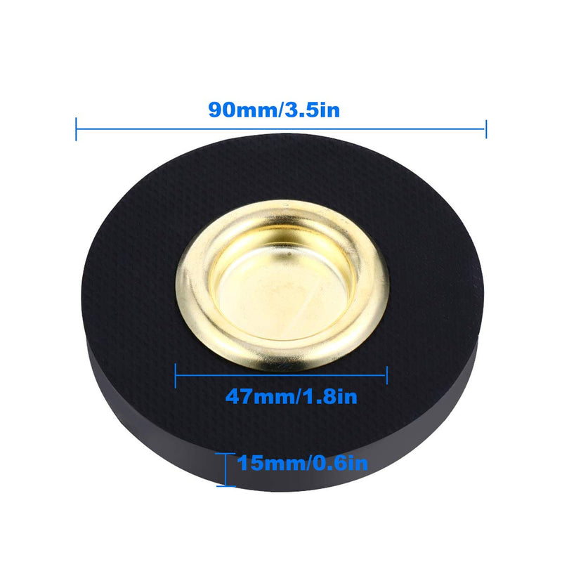 YXCC Cello Endpin Rest Cello Endpin Mat Cello Stopper, Cello Rest Cello Endpin Anchor Stopper- Reinforced Brass Cup with Hard Rubber Mat Anti-Slip Base