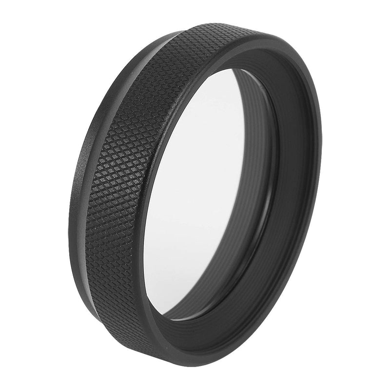 Haoge LUV-X54B Metal Lens Hood with MC UV Protection Multicoated Ultraviolet Lens Filter for Fujifilm Fuji X100V Camera Black