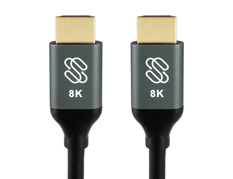 8K HDMI 2.1 Cable 6 ft by Sewell, 4K 120Hz, 48Gbps, Supports Xbox Series X and Playstation 5, eARC, HDR, and Dolby Vision (6) 6.0 Feet