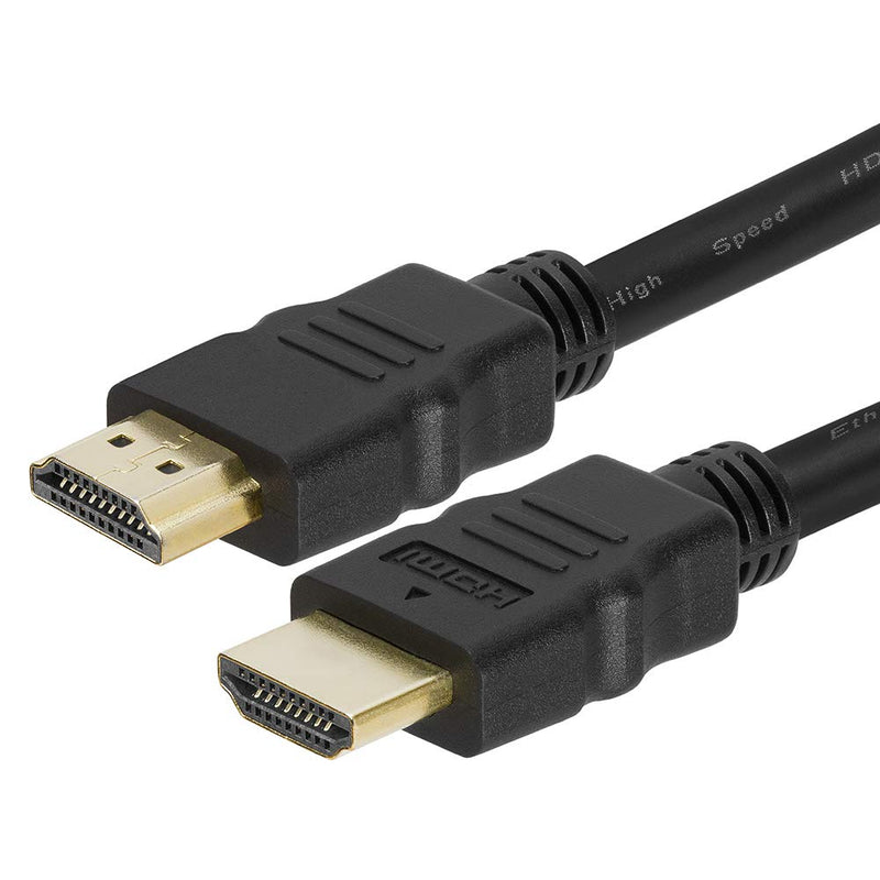 [AUSTRALIA] - Cmple - 30AWG High Speed HDMI Cable 1.5FT HDMI 2.0 Ready - 3D Ethernet/ARC, Gold Plated Connectors - 1.5 Feet Black 