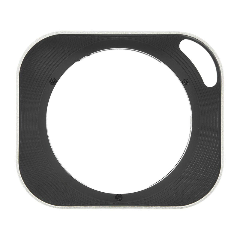 Haoge LH-ZM33P Bayonet Metal Square Lens Hood Shade Compatible with Carl Zeiss Distagon T 1.4/35 35mm f1.4 f/1.4 ZM Lens Hollow Out Designed Silver Square - Silver - Hollow Out Designed