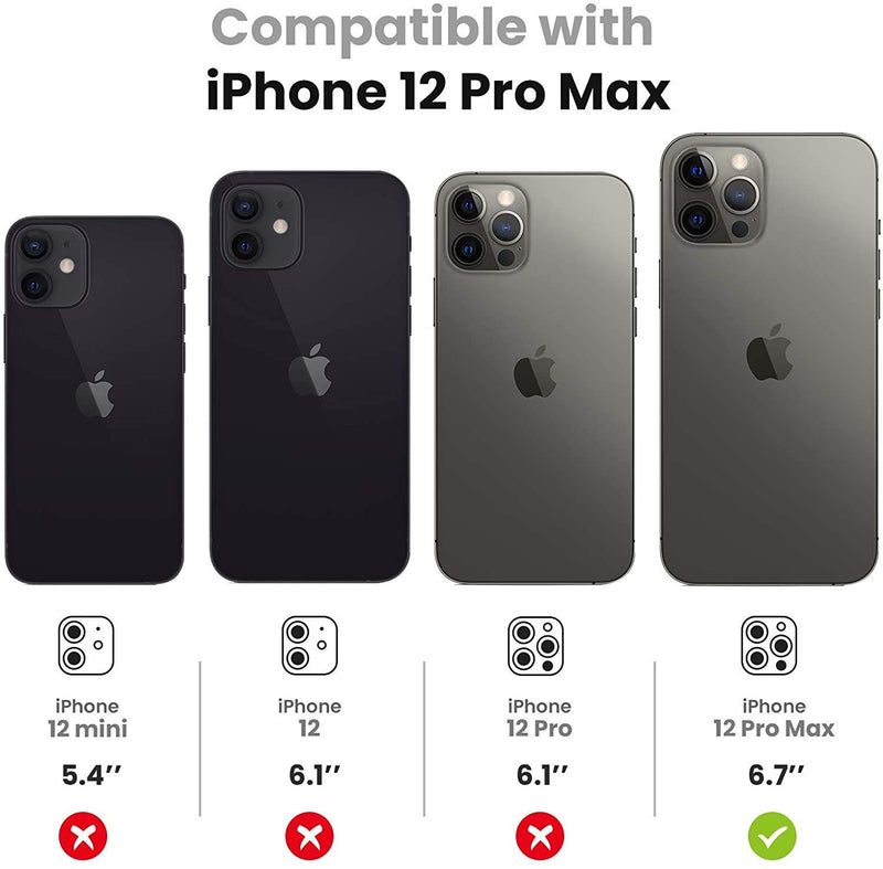 [2 Pack] iPhone 12 Pro Max Camera Lens Protector Cover Yikda 0.2mm Ultra Thin Transparent Clear Back Camera Lens Tempered Glass Screen Cover Film Shield Compatible for iPhone 12 Pro Max(6.7 inch)