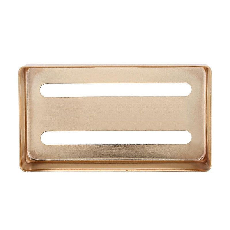 Bnineteenteam Guitar Pickup Cover Brass Humbucker Cover Two Slot for Pickup of Electric Guitar Gold