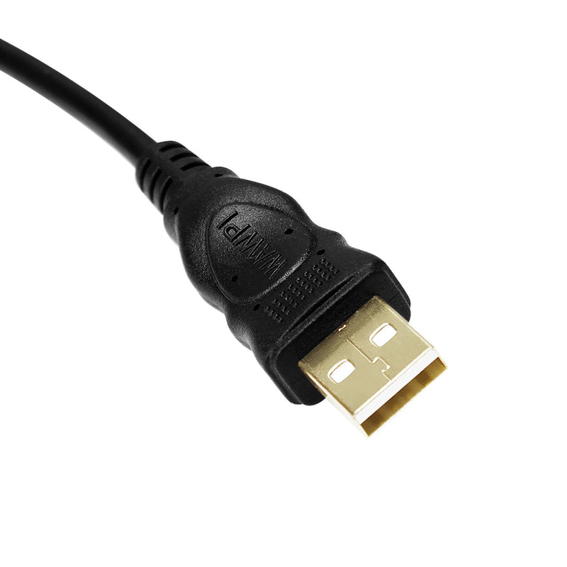 USB Cable 25 ft Gold-Plated USB 2.0 Cable - A-Male to B-Male - Printer/Scanner-25 Feet (8 Meters) 25 feet/8m