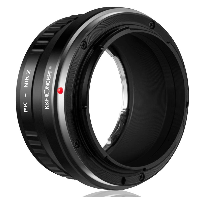 K&F Concept Lens Mount Adapter for Pentax PK Munt Lens to Nikon Z6 Z7 Camera PK-NIK Z