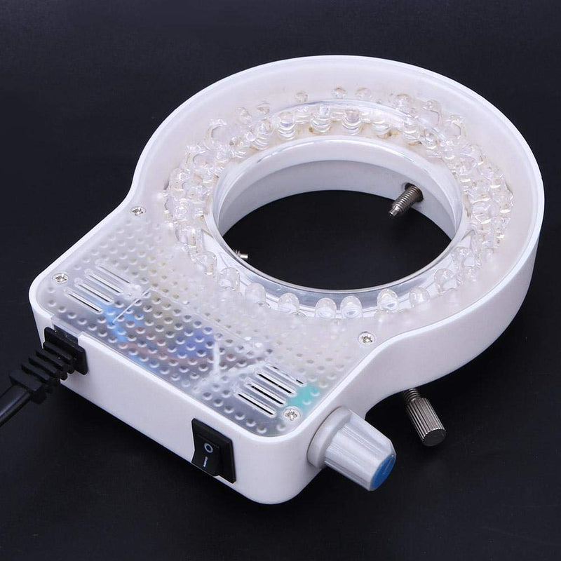 [AUSTRALIA] - 60LED Adjustable Brightness Microscope Ring Light Lamp Illuminator For Stereo Scope Microscope Supplier With Dimmer US Plug 110~240V 