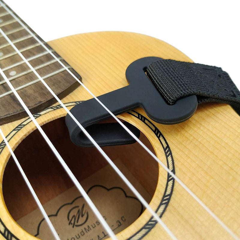 CLOUDMUSIC Ukulele Strap With Hook Button Free For Soprano Concert Tenor(Sunflowers) Sunflower