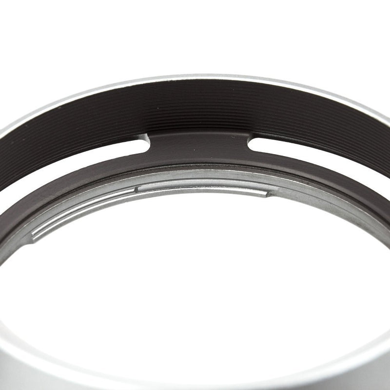 JJC LH-JX100 Silver Metal Lens Hood Adapter Ring for Fujifilm X100 X100S X100T Replace AR-X100