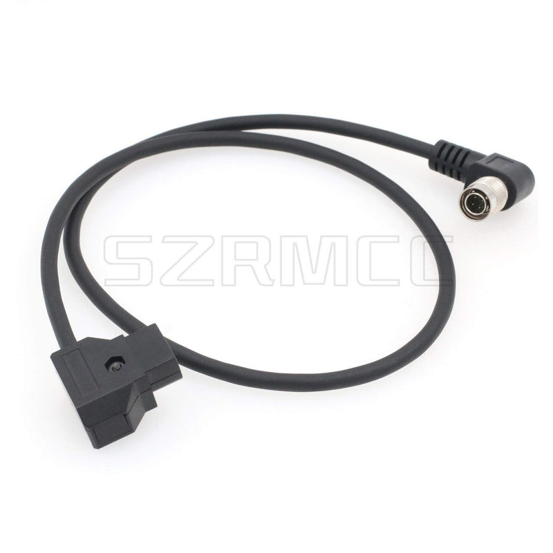 SZRMCC Anton-Bauer IDX D-Tap to Standard Right Angle Hirose 4 pin Male Power Cable for Zaxcom Sound Devices 688 644 633