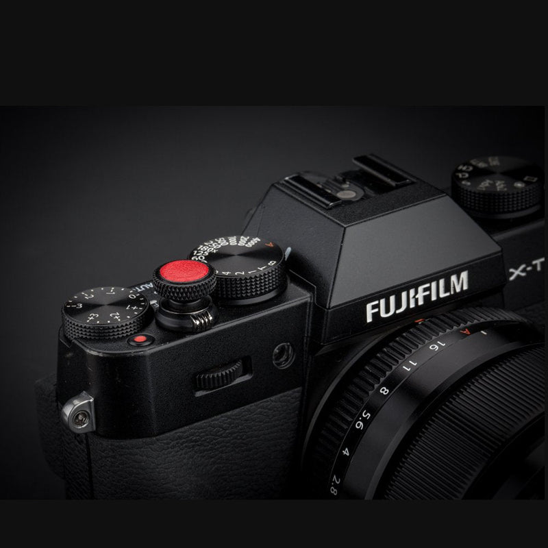 Camera Soft Release Button JJC Shutter Button for Fuji Fujifilm X-E4 X-T4 X-T3 X-T2 X-T30 X-T20 X-T10 X-PRO3 X-PRO2 X-PRO1 X100V X100F X100T X100S X-E3 for Sony RX10 IV III RX1RII RX1R RX1-2 Pack Black Red