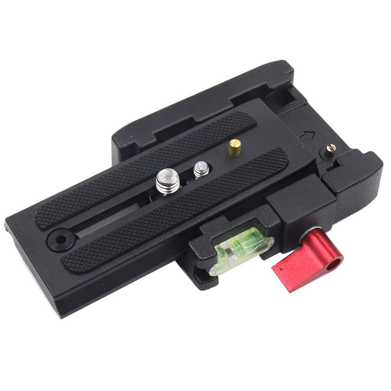 Xiaoyztan P200 Quick Release Clamp Adapter Quick Release Plate Assembly Compatible with 501 500AH 701HDV 503HDV Q5 Tripod Accessory