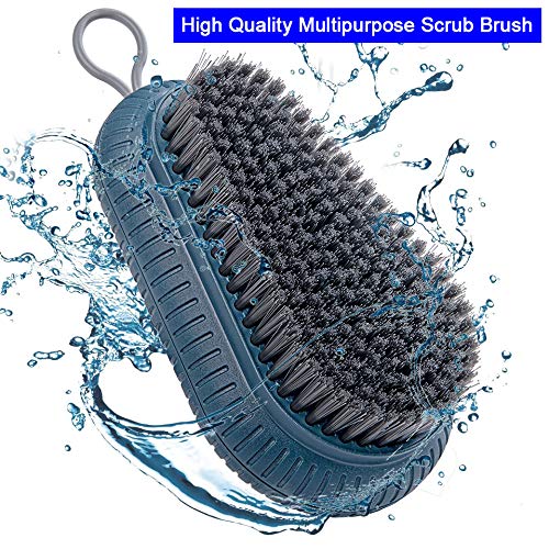 Scrub Brush, Laundry Cloth Shoe Cleaning Brush with Non-Slip Design, Quality Durable Soft Bristle Cleaning Brush for Bathtub, Tile, Sink, Curtain Tablecloth Cleaning Washing Brush