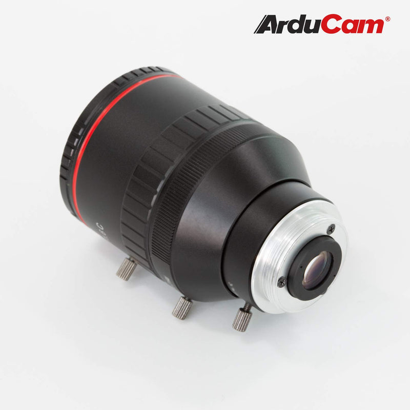 Arducam 2.8-12mm Varifocal C-Mount Lens for Raspberry Pi HQ Camera, with C-CS Adapter 2.8-12mm C-Mount Lens