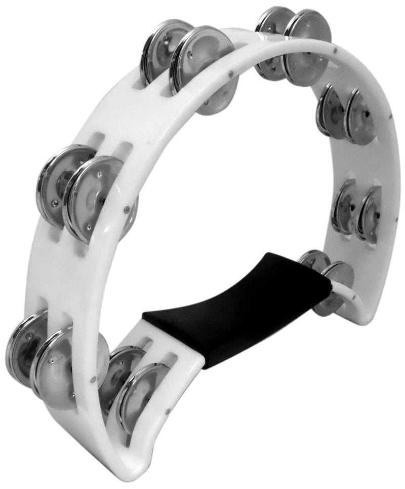 Performance Plus Headless Pro Church Quality White Rhythm Tambourine, inch (HMT1W) -inch