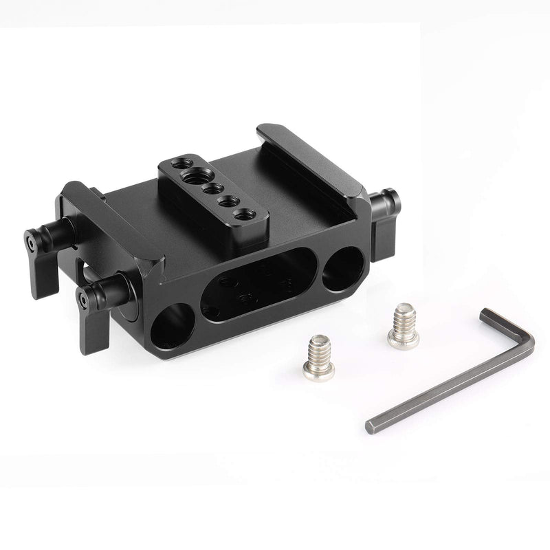 SMALLRIG Baseplate for BMPCC 4K & 6K CAGE 2255 with Dual Rod Clamp – 2267