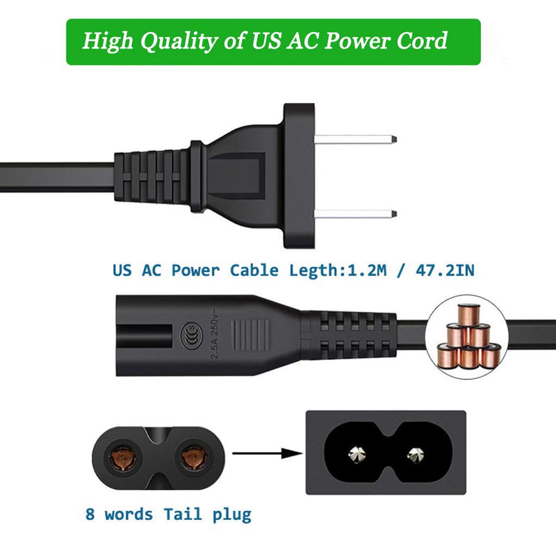 TKDY ACK-E5 AC Power Adapter DR-E5 DC Coupler Charger Kit for Canon EOS Rebel XSi XS T1i 450D 500D 1000D Kiss F X2 X3 DSLR Cameras.