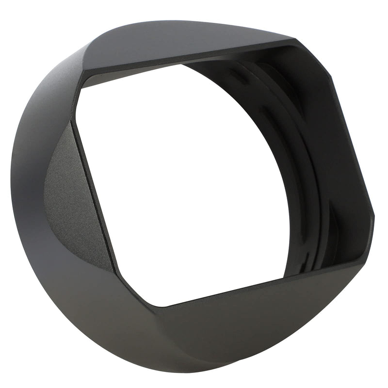 Haoge LH-G65N Bayonet Square Metal Lens Hood for Fujifilm Fuji Fujinon GF 63mm F2.8 R WR and GF 45mm F2.8 R WR Lens Shade with Metal Cap on GFX100S GFX50S GFX50R Camera