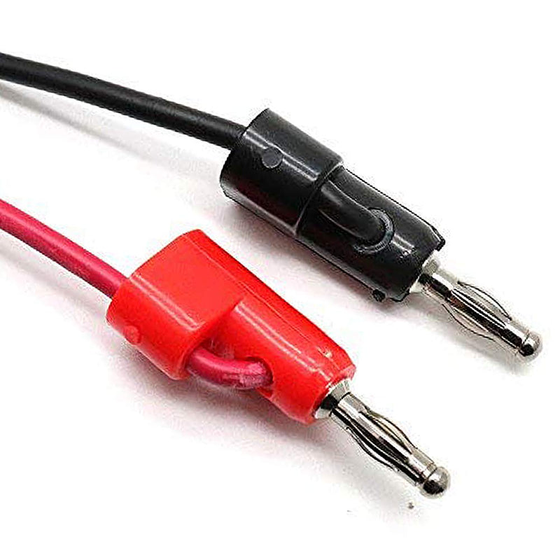 Dahszhi 3.3Ft BNC Male to Dual Banana Plug Test Lead Coaxial Cable for Oscilloscope - 2pcs