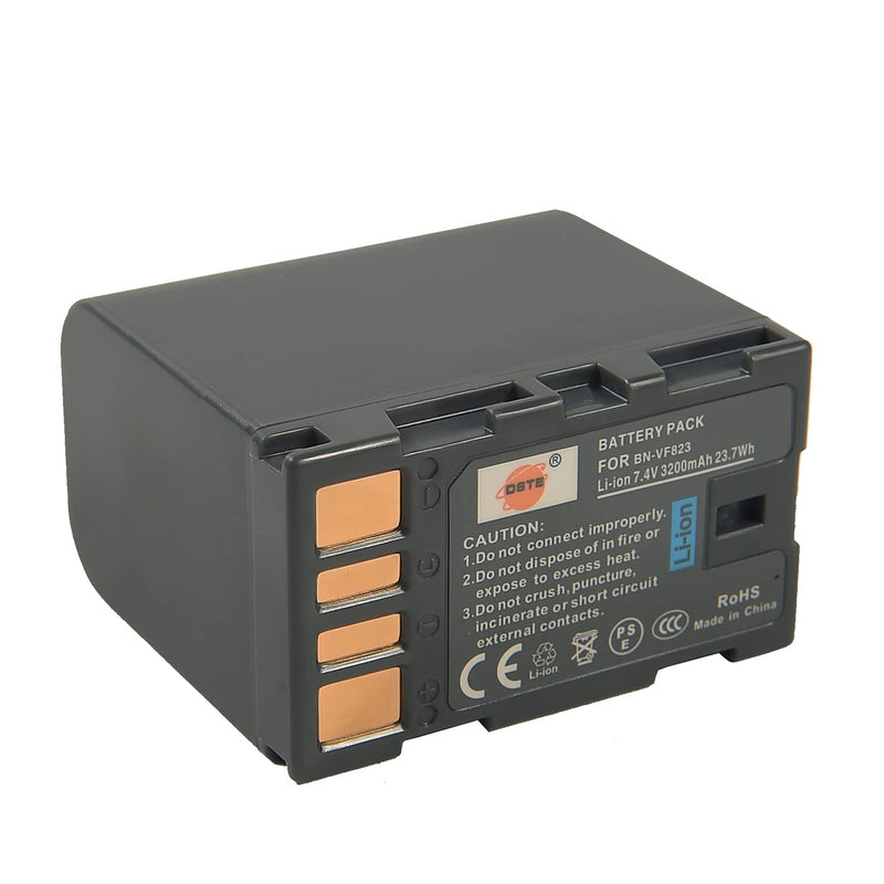 [AUSTRALIA] - DSTE Replacement for 2X BN-VF823 Battery + DC36 Travel and Car Charger Adapter Compatible JVC Everio GS-TD1 GY-HM70U GY-HM100U GY-HM150U GZ-HMZ1U GZ-MG230 GZ-MG255 GZ-MG275 GZ-MG330 GZ-MG335 